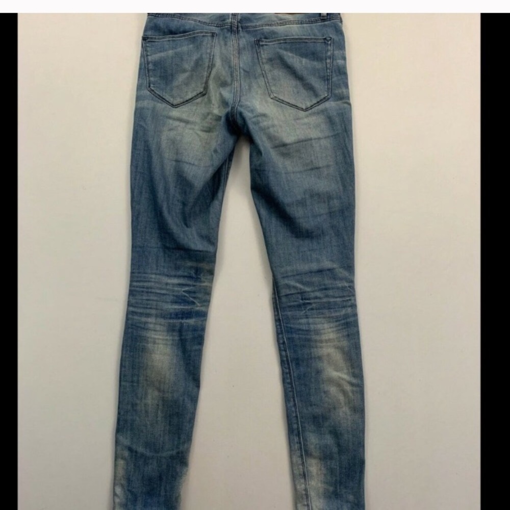 Madewell Women's Blue High Riser Skinny Fit Jeans - Picture 4 of 6